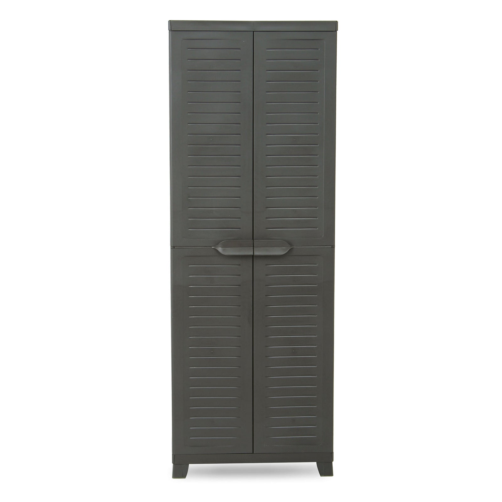 RAM Quality Products ELITE Adjustable 4 Shelf Storage Utility Cabinet, Dark Gray - VMInnovations