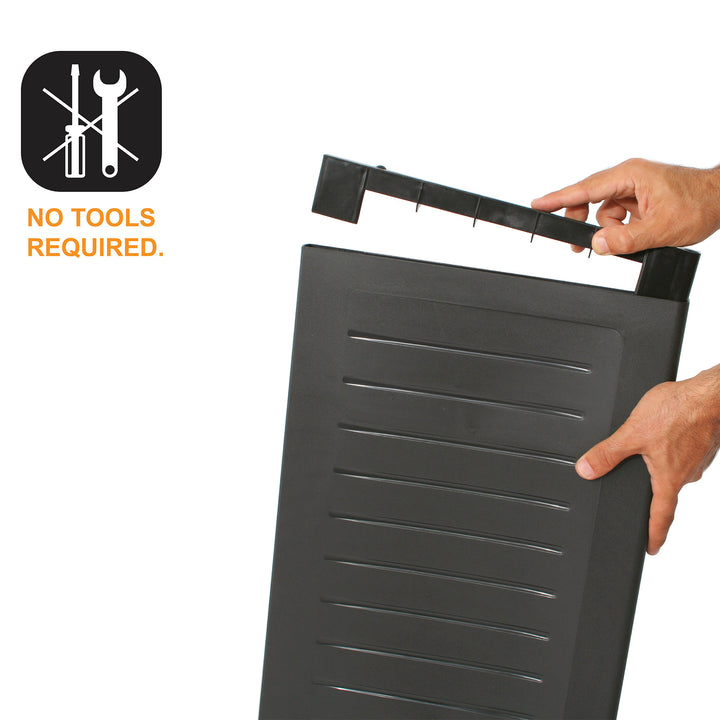 RAM Quality ELITE Adjustable 4 Shelf Storage Utility Cabinet,Gray(For Parts)