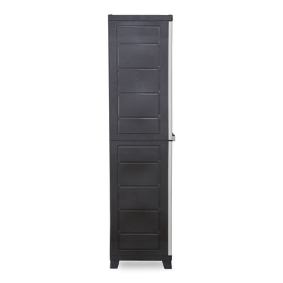 RAM Quality Products PREMIUM 4 Shelf Lockable Storage Utility Cabinet, Gray - VMInnovations