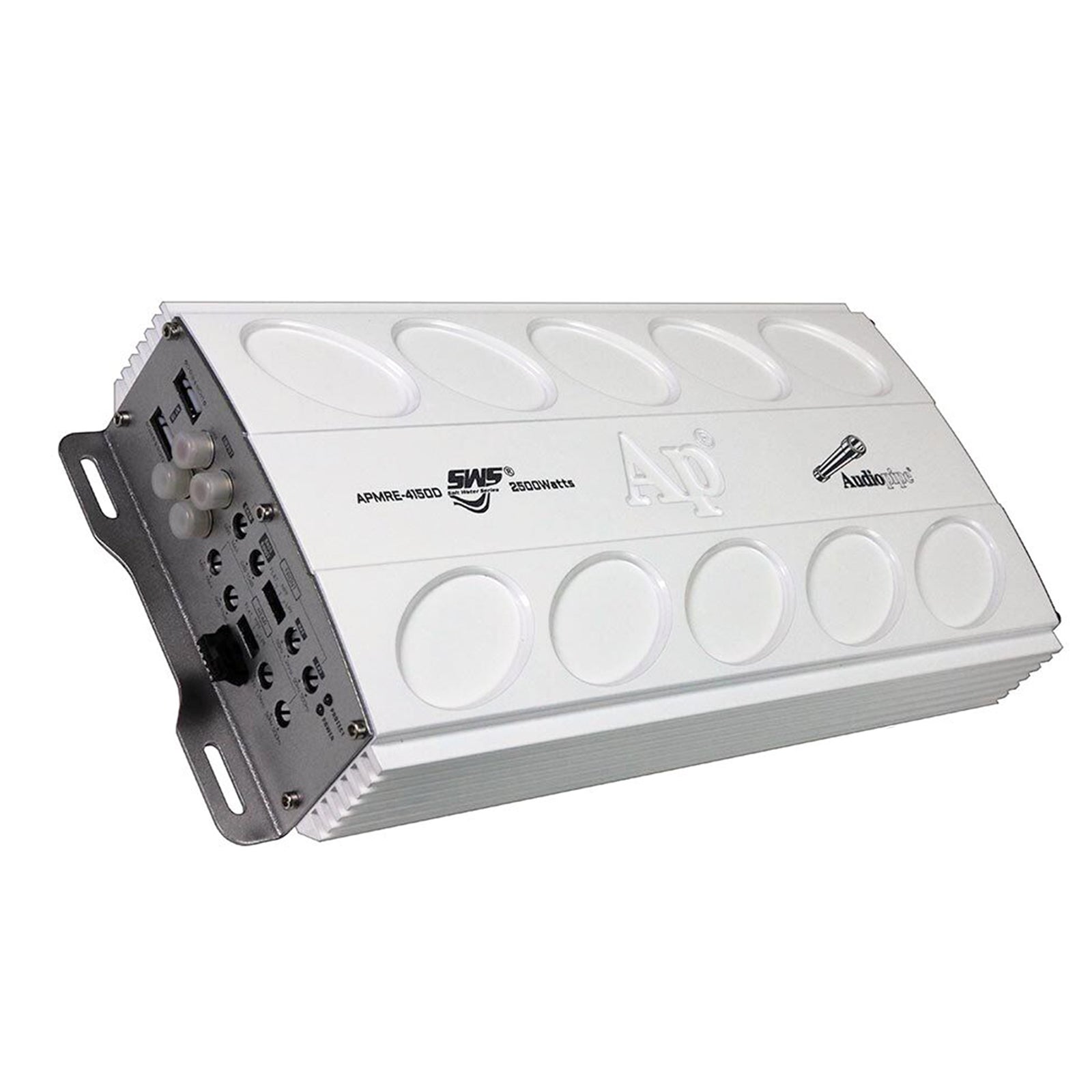 AudioPipe APMRE-4150D Mini Design 4 Channel MOSFET Marine Grade Amplifier, White - VMInnovations