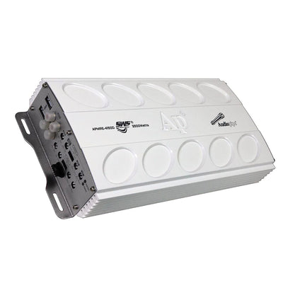 AudioPipe APMRE-4150D Mini Design 4 Channel MOSFET Marine Grade Amplifier, White - VMInnovations