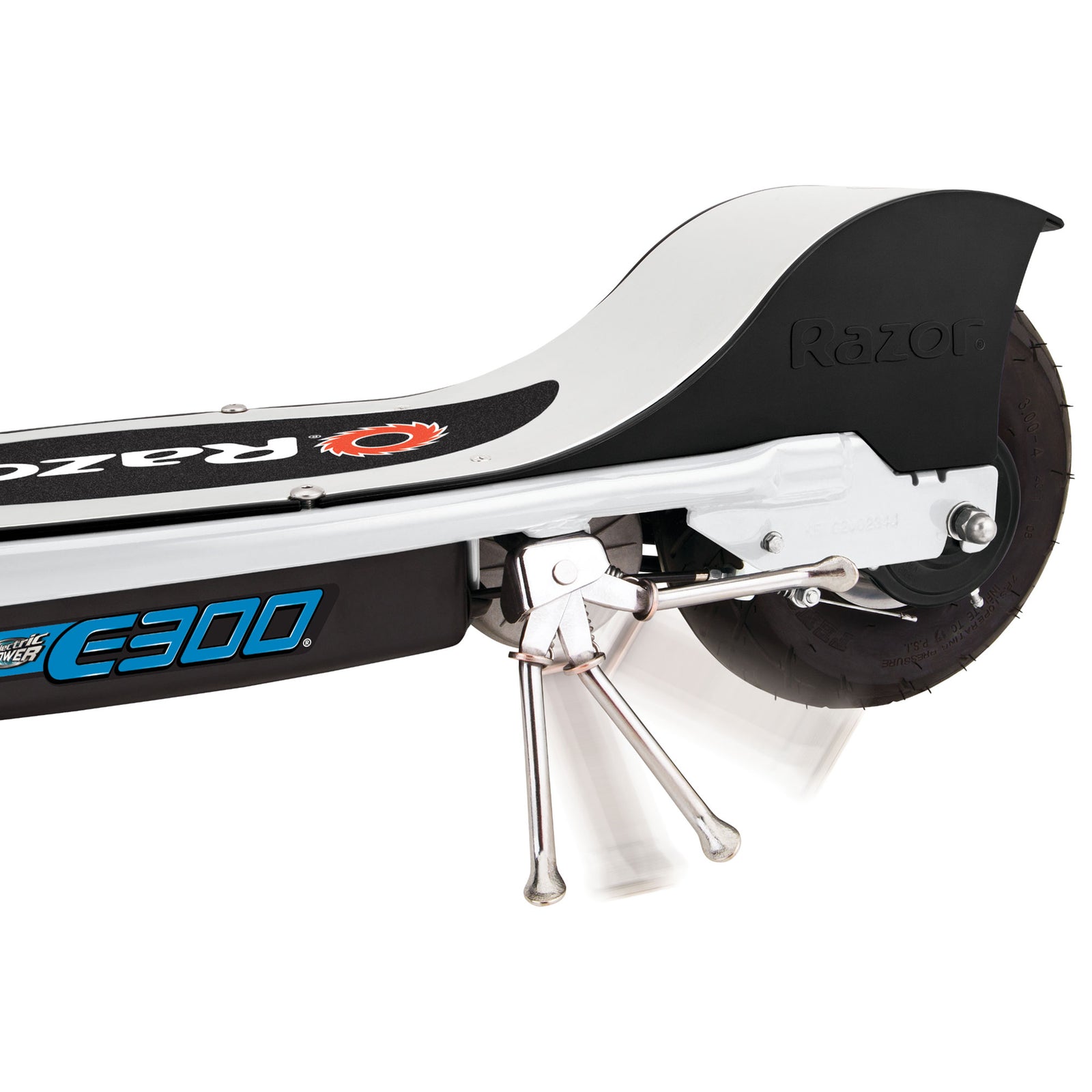 Razor E300 Adult 24V High-Torque Motorized Electric Battery Power Scooter, White - VMInnovations