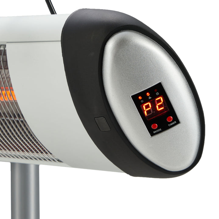 JOMEED 15000W Electric Patio Heater with Remote and 3 Heat Settings (For Parts)