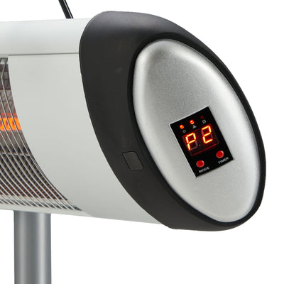 JOMEED 15000W Electric Outdoor Patio Heater w/Remote & 3 Heat Settings(Open Box)