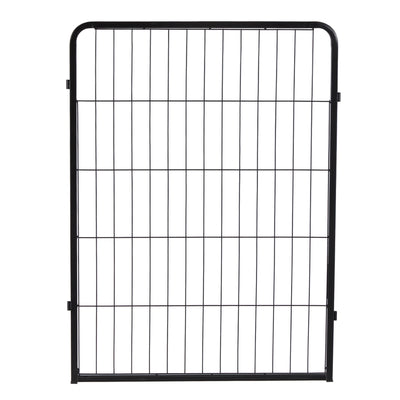 JOMEED Indoor & Outdoor 8-Panel, 32" High Dog Playpen w/Door, Black (For Parts) - VMInnovations