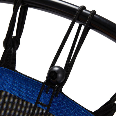 JOMEED 40 Inch Silent Mini Fitness Trampoline Bungee Rebounder Trainer, Blue (Used)