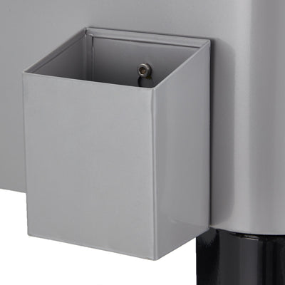 JOMEED 80 Quart Rolling Cooler Cart Ice Chest w/ Drain & Bottle Opener, Silver - VMInnovations