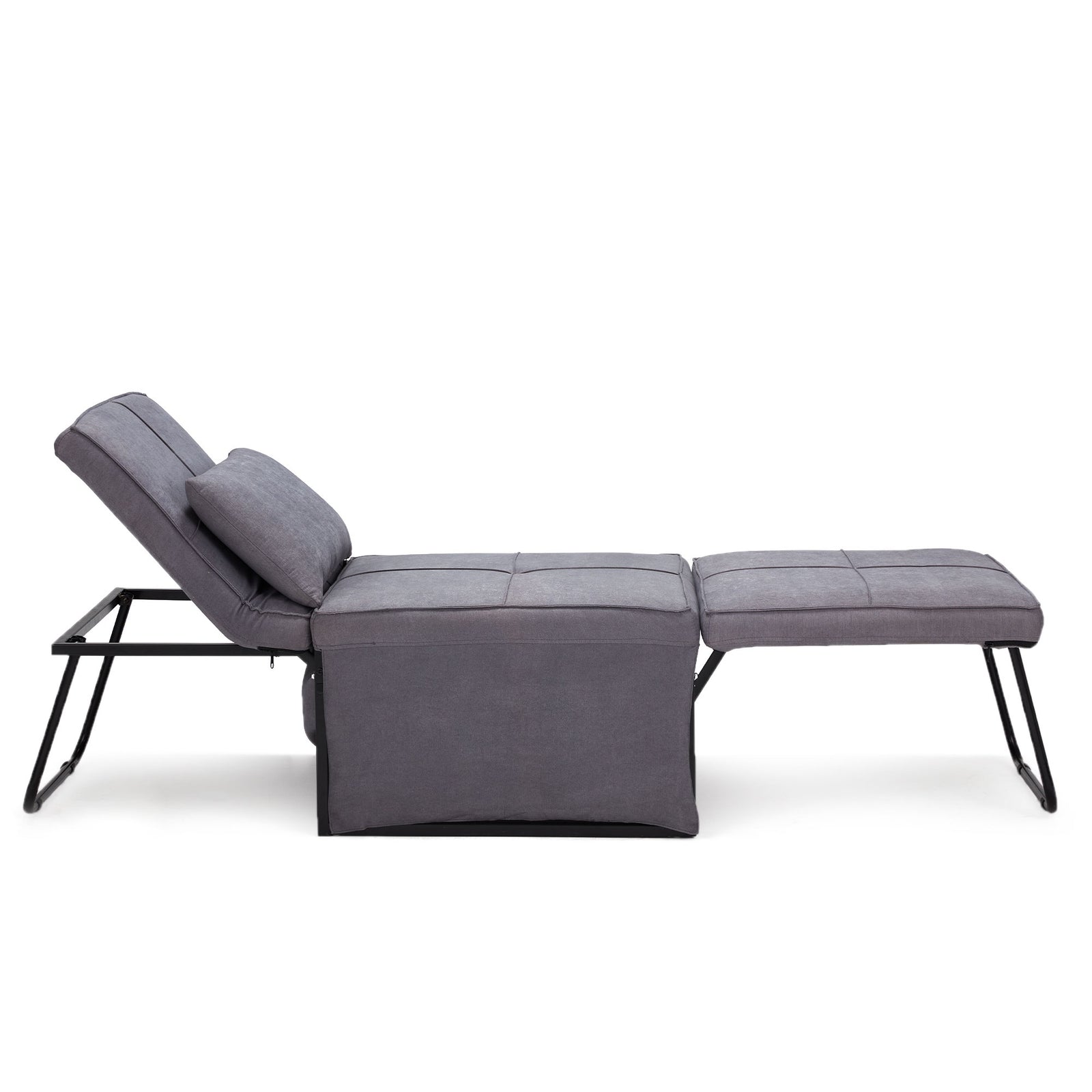 4-in-1 Multi Function Folding Single Sofa Convertible Sleeper Bed, (Open Box) - VMInnovations