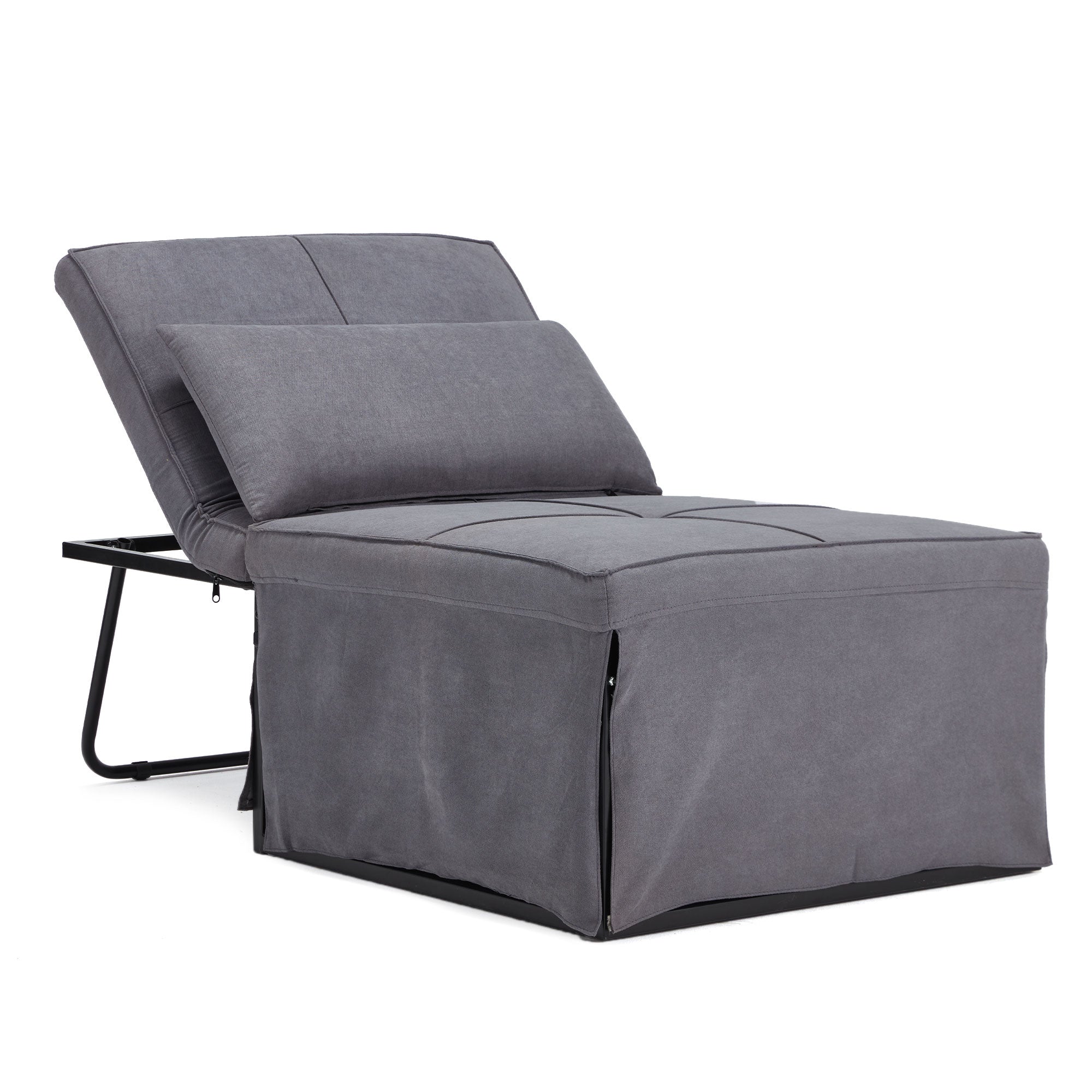 4-in-1 Multi Function Folding Single Sofa Convertible Sleeper Bed, (Open Box) - VMInnovations