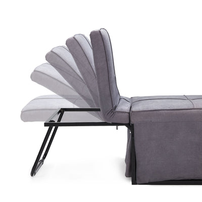 4-in-1 Multi Function Folding Single Sofa Convertible Sleeper Bed, (Open Box) - VMInnovations