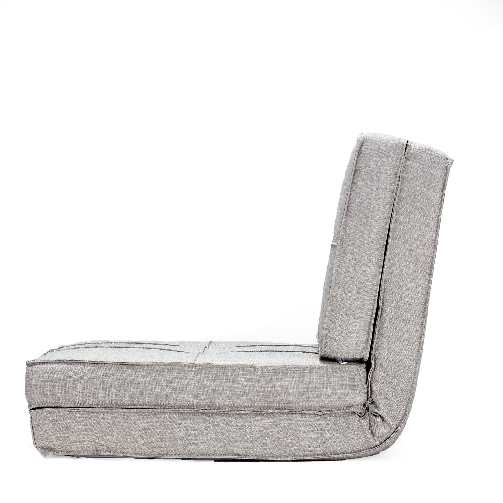 JOMEED 5 Position Adjustable Space Saving Convertible Flip Chair, Gray (Used) - VMInnovations