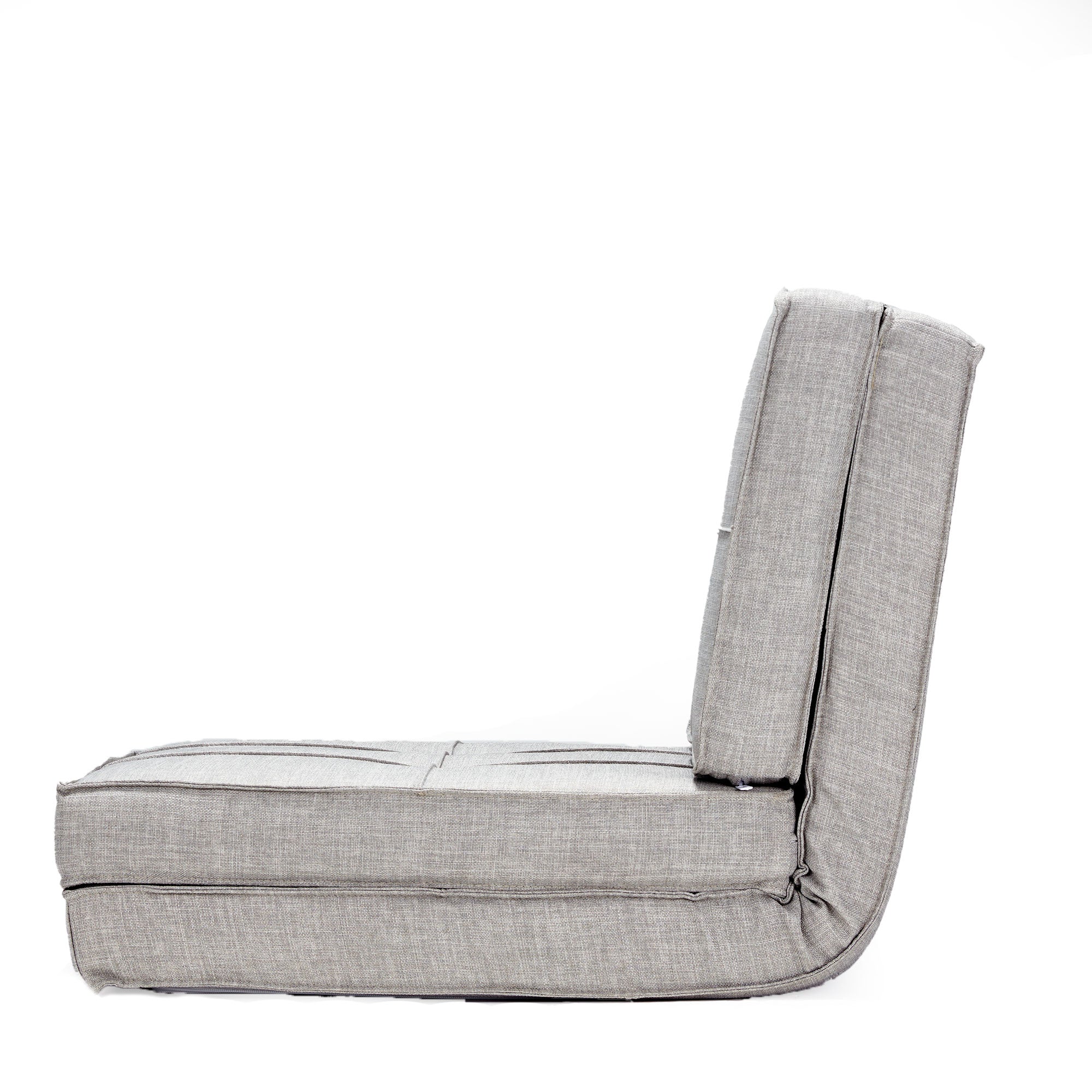 JOMEED 5 Position Adjustable Convertible Flip Sleeper Chair, Gray (Open Box) - VMInnovations