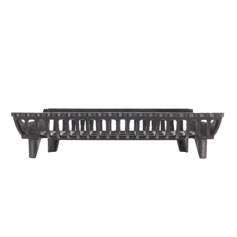 Liberty Foundry G22-BX 22 In Long Cast Iron Flat Bottom Basket Fire Grate, Black