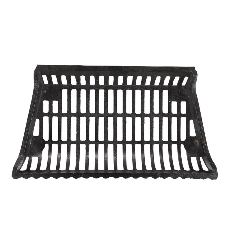 Liberty Foundry G22-BX 22 In Long Cast Iron Flat Bottom Basket Fire Grate, Black