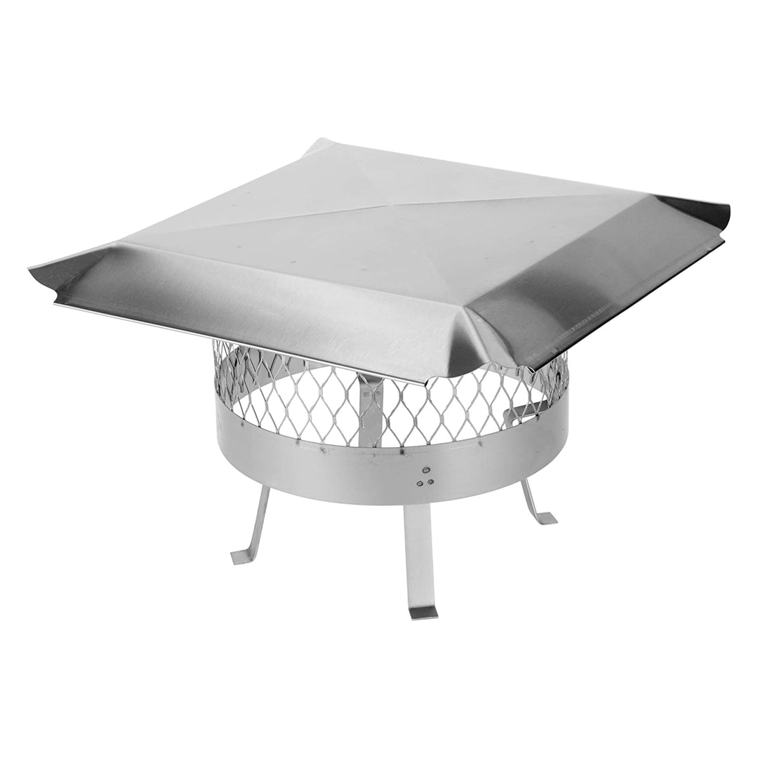 Draft King Slip-In Chimney Cover for 13.5"-14.5" Masonry Chimneys (Open Box)