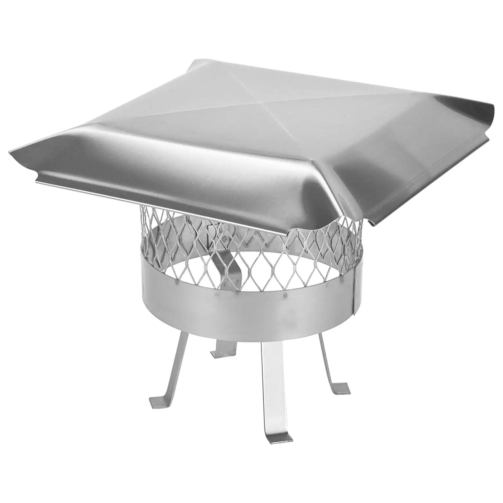 Draft King Round Slip In Chimney Cover for 15.5-16.5 Inch Masonry Chimney (Used) - VMInnovations