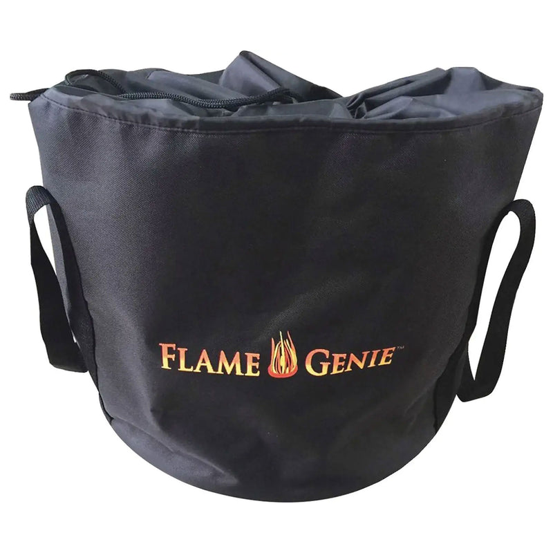 Flame Genie FG-16 13.5 In Diameter Smoke Free Outdoor Fire Pit w/ Ash Pan, Black