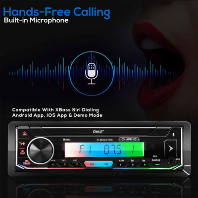 Pyle 300 Watt Bluetooth Marine Stereo Receiver & Speaker Kit with Remote Control - VMInnovations