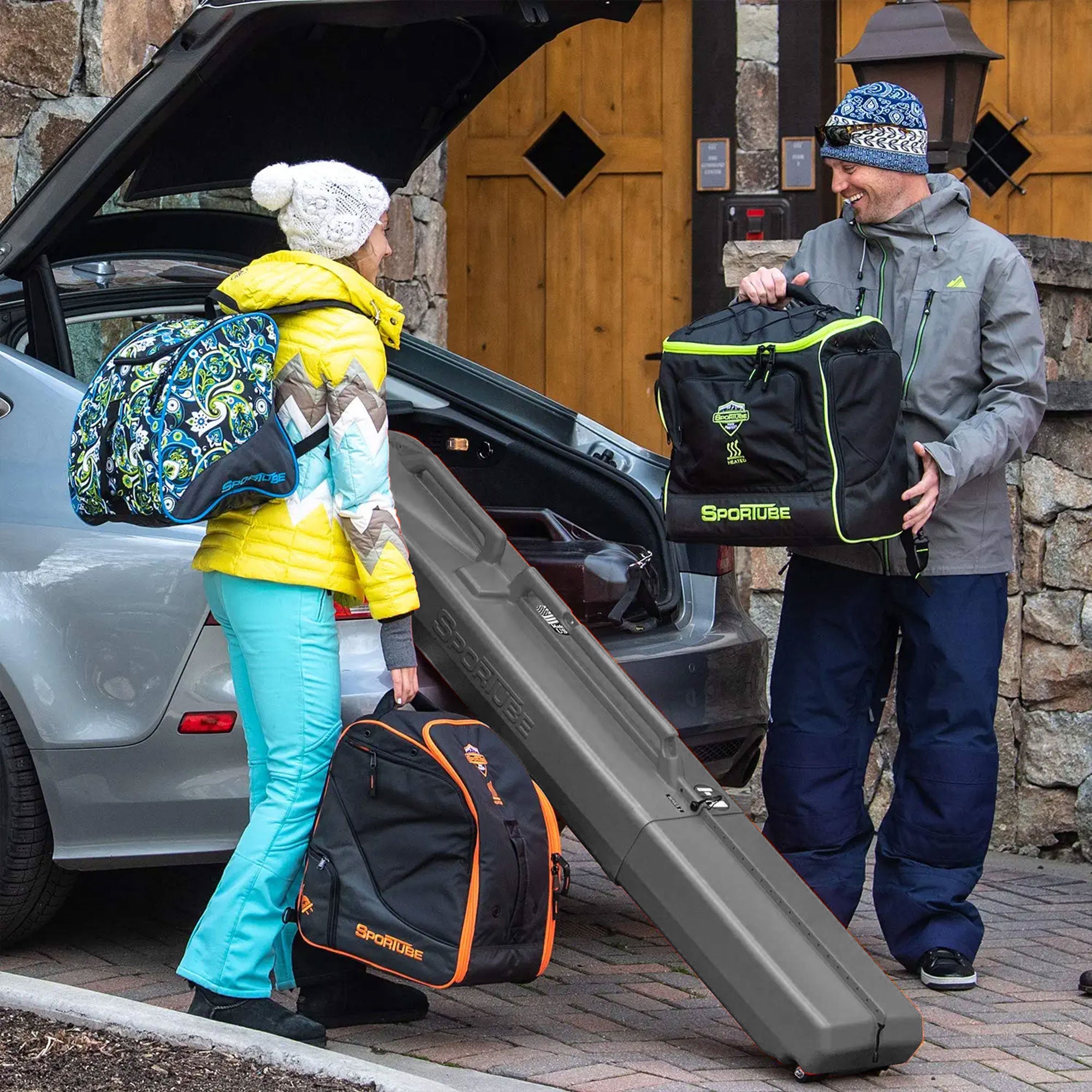 Sportube Series 1 Special Edition Outdoor Sports Gear Travel Case, Platinum