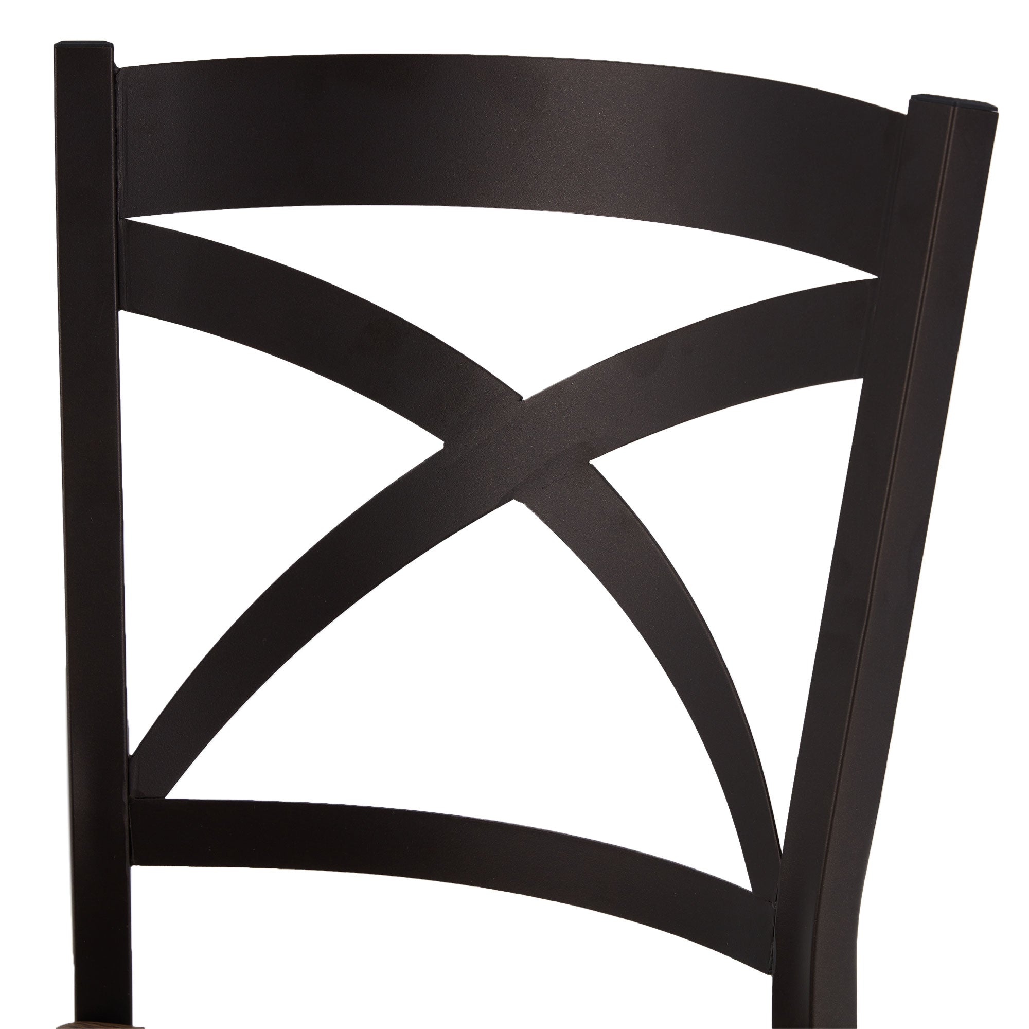 JOMEED 5 Piece Metal Kitchen Dining Table and Chairs Set, Brown/Black (Open Box) - VMInnovations