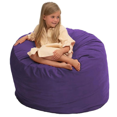 Ultimate Sack 3ft Foam Filled Washable Suede Covered Bean Bag Chair (Open Box) - VMInnovations