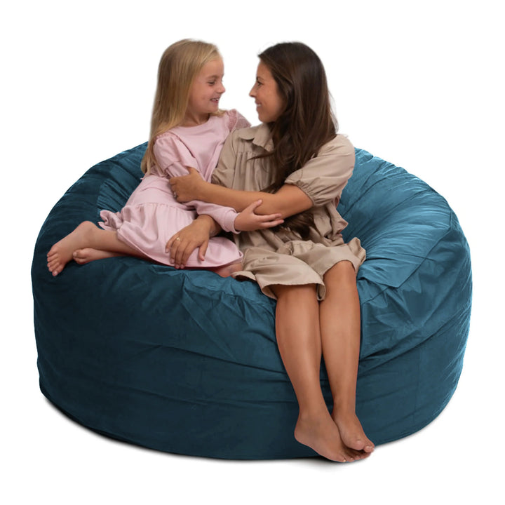 Ultimate Sack 5ft Bean Bag Chair, Oversized Indoor Comfy Lounger, Cloud Suede