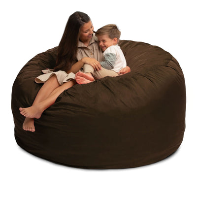 Ultimate Sack 6 Ft Foam Filled Washable Suede Covered Bean Bag Chair (Open Box)