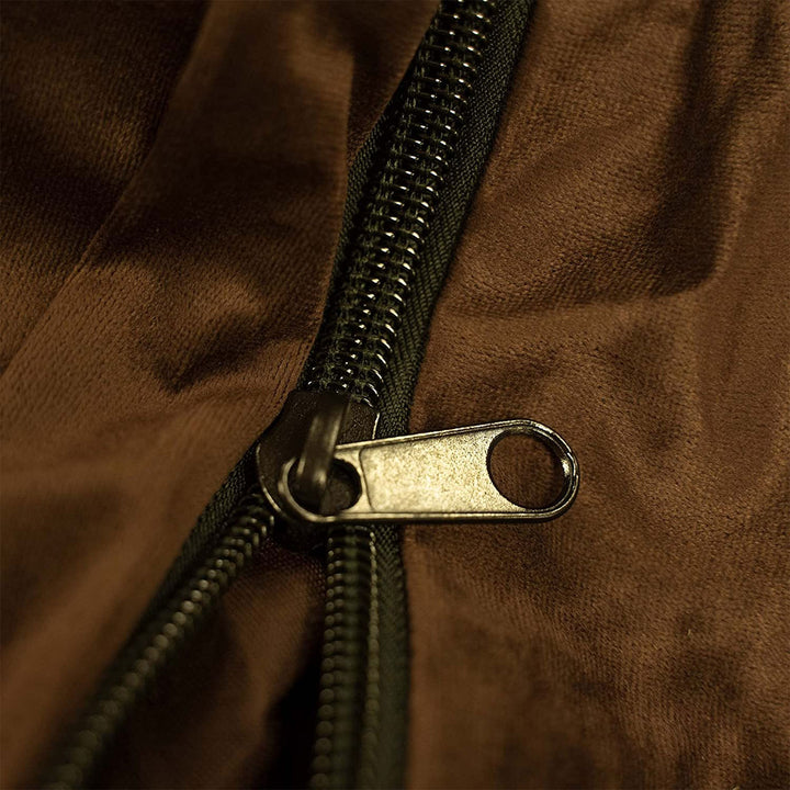 Ultimate Sack 6ft Bean Bag Chair, Oversized Indoor Comfy Lounger, Brown Suede
