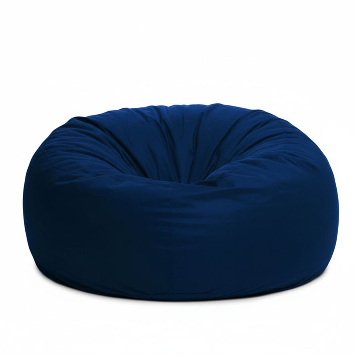 Ultimate Sack 6ft Bean Bag Chair, Oversized Indoor Comfy Lounger, Navy Suede
