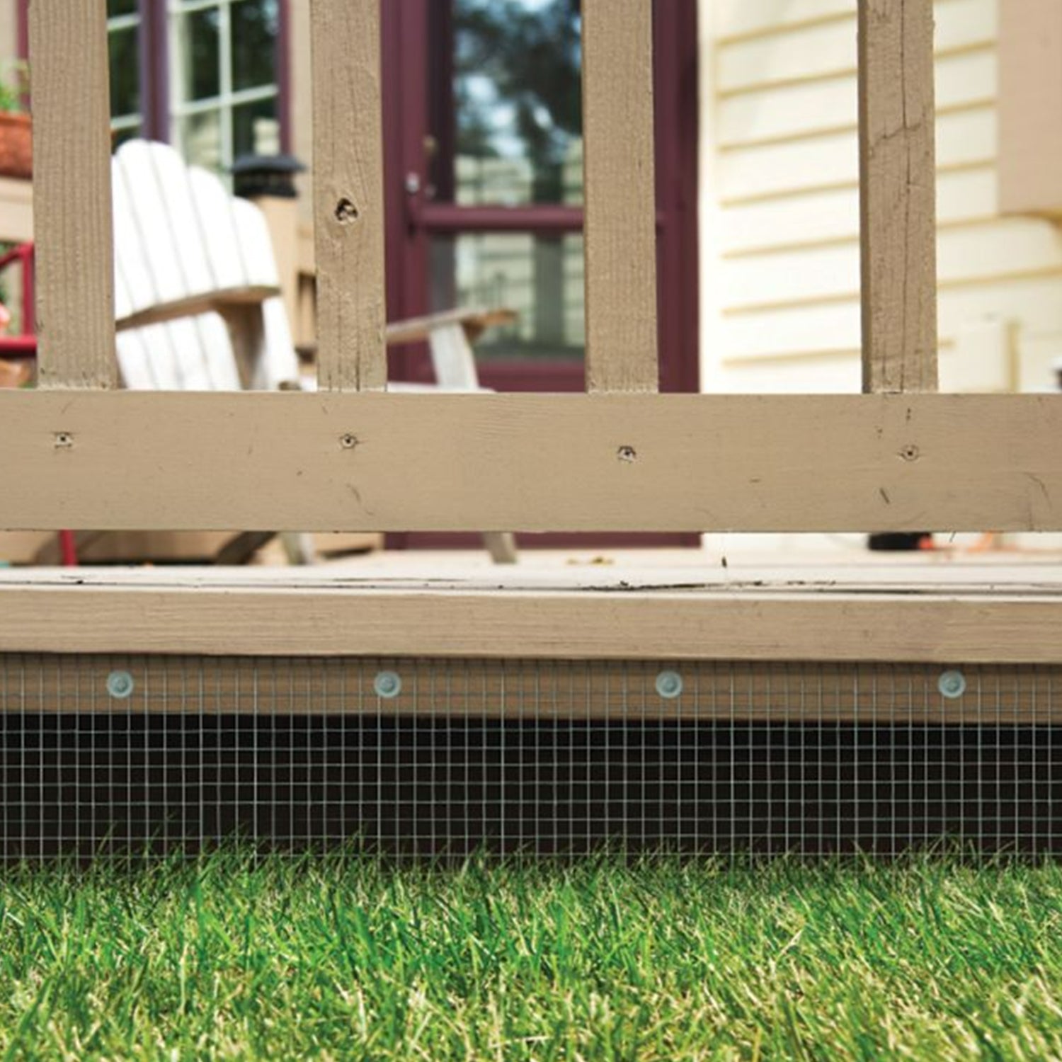 YardGard 4' x 5' 0.25" Square Mesh Wire Hardware Cloth Poultry Fence, Silver - VMInnovations