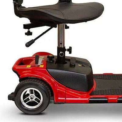EWheels EW-M34 4 Wheel Travel Electric Battery Medical Mobility Scooter, Red