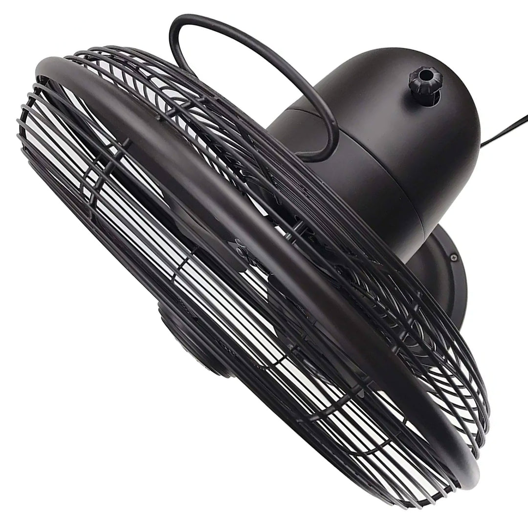 Hunter 12 In All Metal Retro Oscillating Fan w/3 Speeds, Bronze (For Parts)