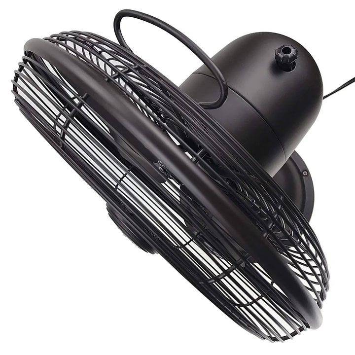 Hunter 12 In All Metal Retro Oscillating Fan w/3 Speeds, Bronze (For Parts)