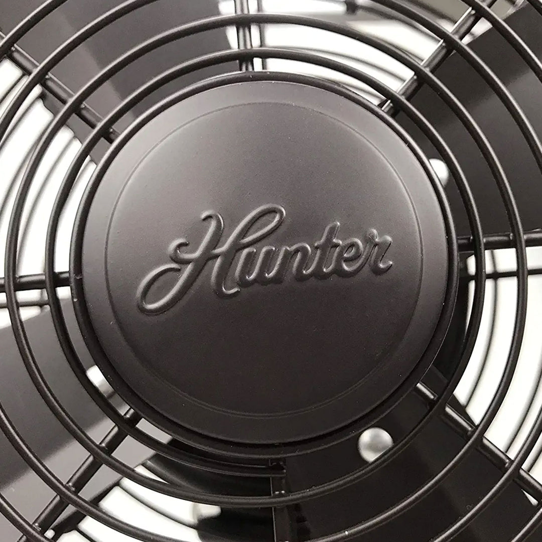 Hunter 12 In All Metal Retro Oscillating Fan w/3 Speeds, Bronze (For Parts)
