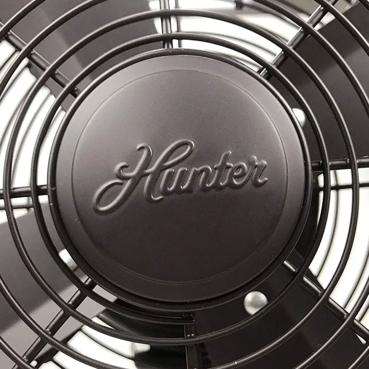 Hunter 12 In All Metal Retro Oscillating Fan w/3 Speeds, Bronze (For Parts)
