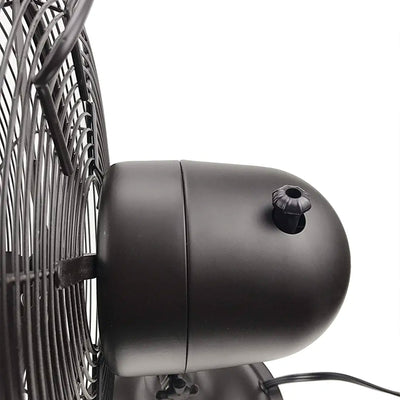Hunter 12 In All Metal Retro Oscillating Fan w/3 Speeds, Bronze (Open Box)