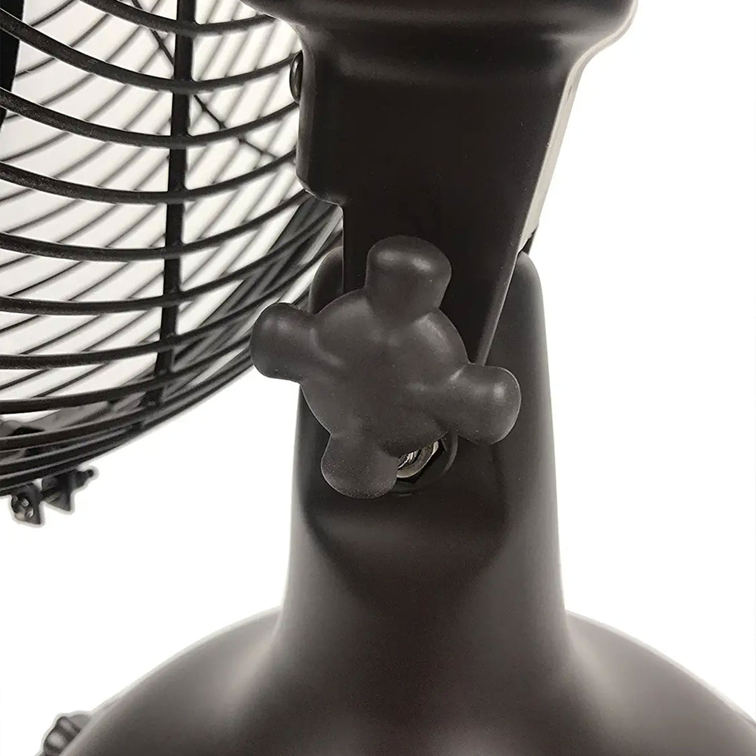 Hunter 12 In All Metal Retro Oscillating Fan w/3 Speeds, Bronze (For Parts)