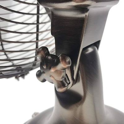 Hunter 12" All Metal Retro Oscillating Table Fan w/ 3 Speeds, Copper (For Parts) - VMInnovations