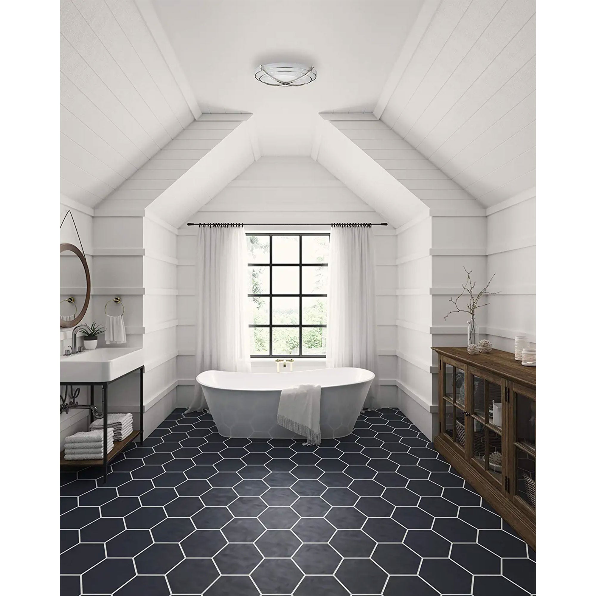 Hunter Home Comfort Halcyon Bathroom Ventilation Exhaust Fan and Light Fixture