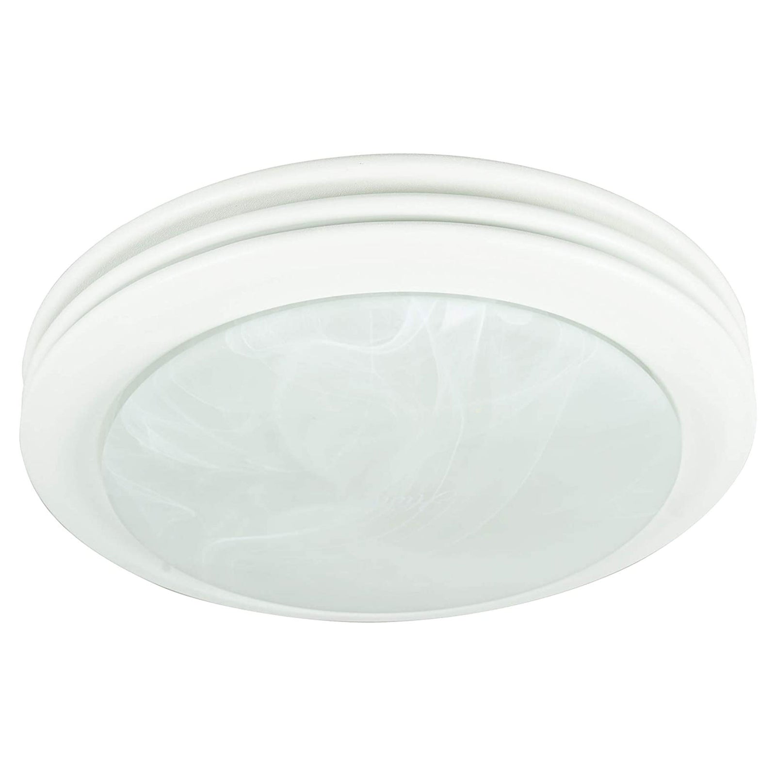Hunter Home Comfort Saturn Bathroom Exhaust Fan & Light, Satin White (Open Box) - VMInnovations