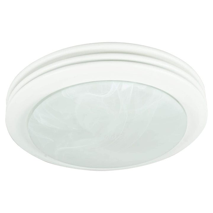 Hunter Home Comfort Saturn Bathroom Exhaust Fan & Light, Satin White (Open Box)