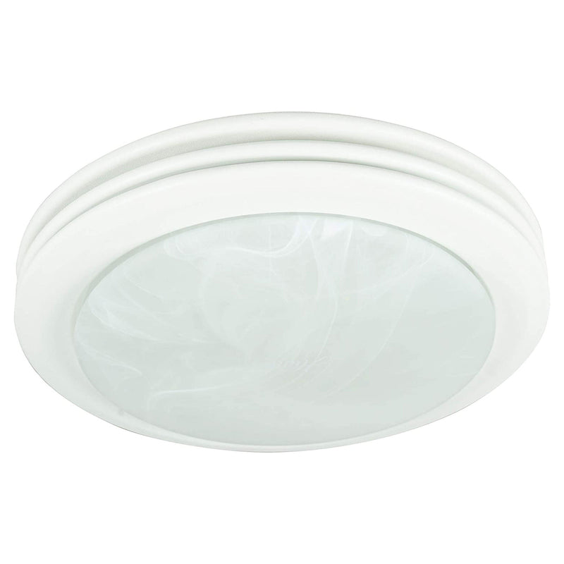 Hunter Home Comfort Saturn Bathroom Ventilation Exhaust Fan & Light, Satin White