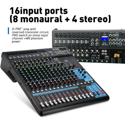 G-MARK Professional 16 Channel Digital Bluetooth Mixing Console (For Parts) - VMInnovations