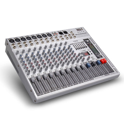 Professional Stage 12 Channel Audio Mixer Console w/ MP3 Player (Open Box) - VMInnovations