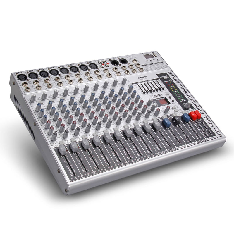 GMX1200 Professional Stage 12 Channel Audio Mixer Console with MP3 Player (Used)