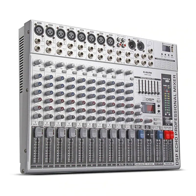 Professional Stage 12 Channel Audio Mixer Console w/ MP3 Player (Open Box) - VMInnovations
