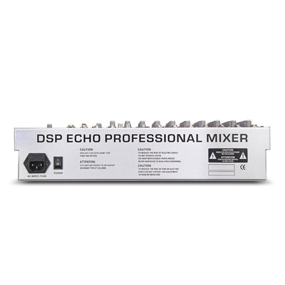 Professional Stage 12 Channel Audio Mixer Console w/ MP3 Player (Open Box) - VMInnovations