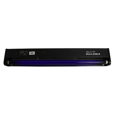 American DJ Mister Kool II Fog Machine, ECO-FOG 4 L Bottle, and 24" Black Light - VMInnovations