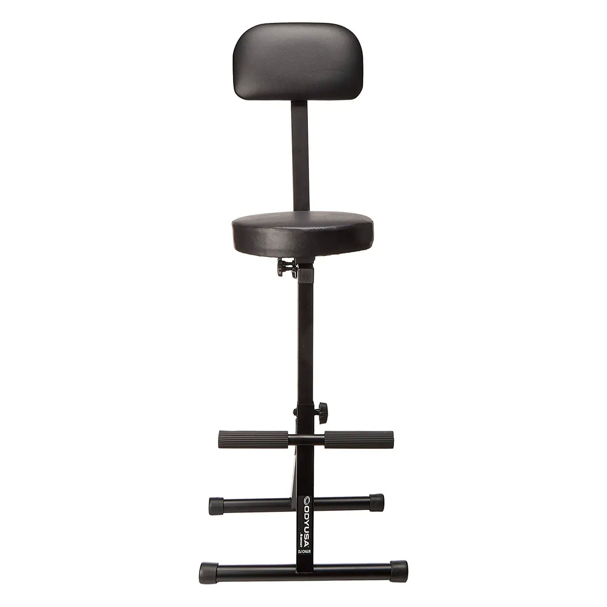 Odyssey DJ Performer Chair Seat Stool w/Height Adjustable & Back Rest (Used) - VMInnovations