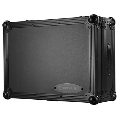 Odyssey DJ Travel Flight Case w/ Removable Back Panel for CDJ3000 Pioneer, Black - VMInnovations